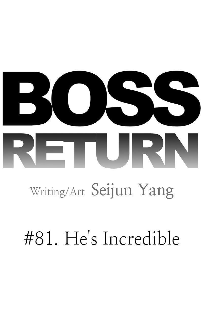 Read Boss Return Manga Online
