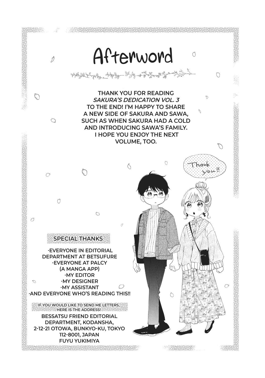 Read Sakura's Dedication Manga Online