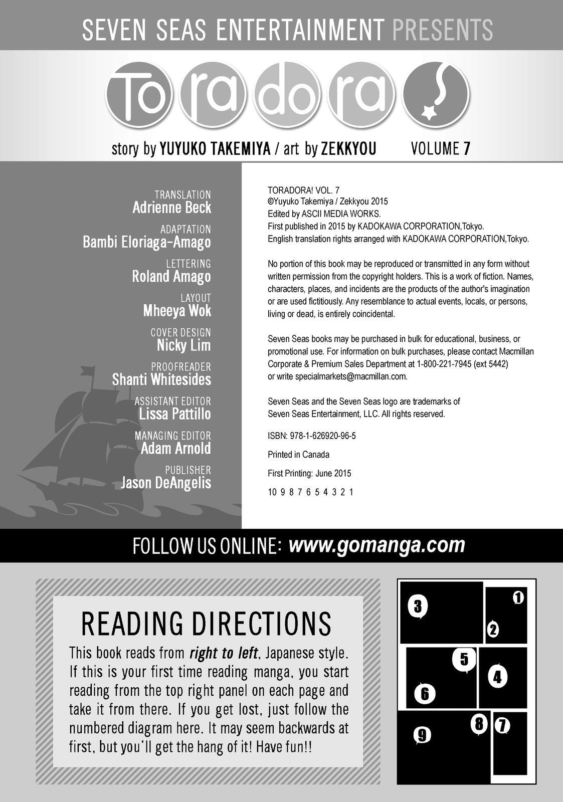 Read Toradora! Manga Online