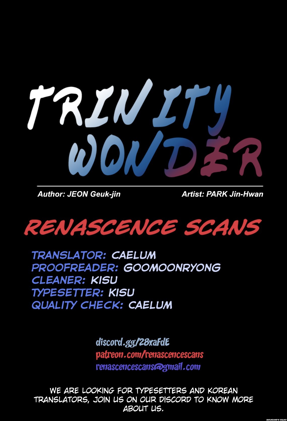 Read Trinity Wonder Manga Online