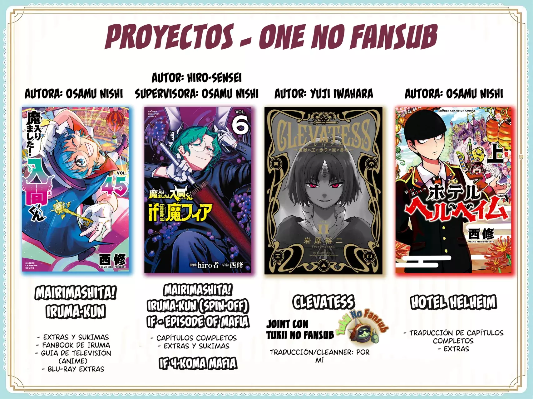 Read Iruma kun  if mafia ES Manga Online